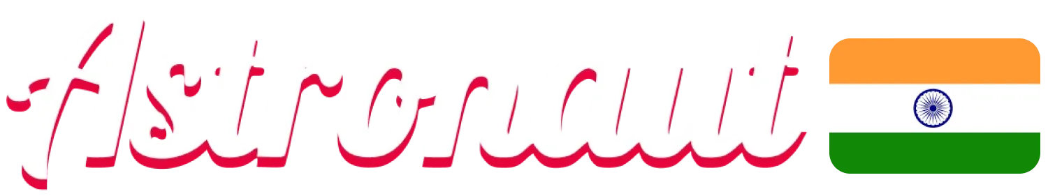 Astronaut logo India.