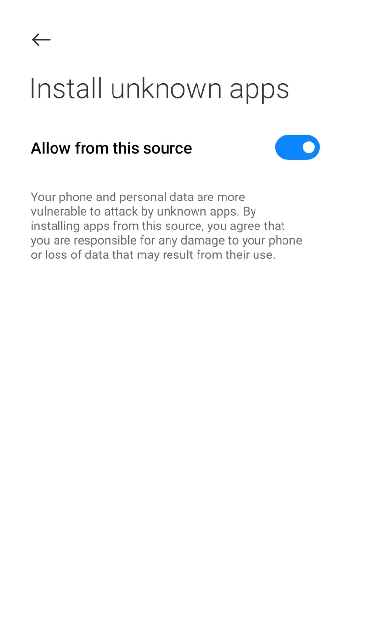 Allow installation to download the mobile app and play Astronaut on your Android device.