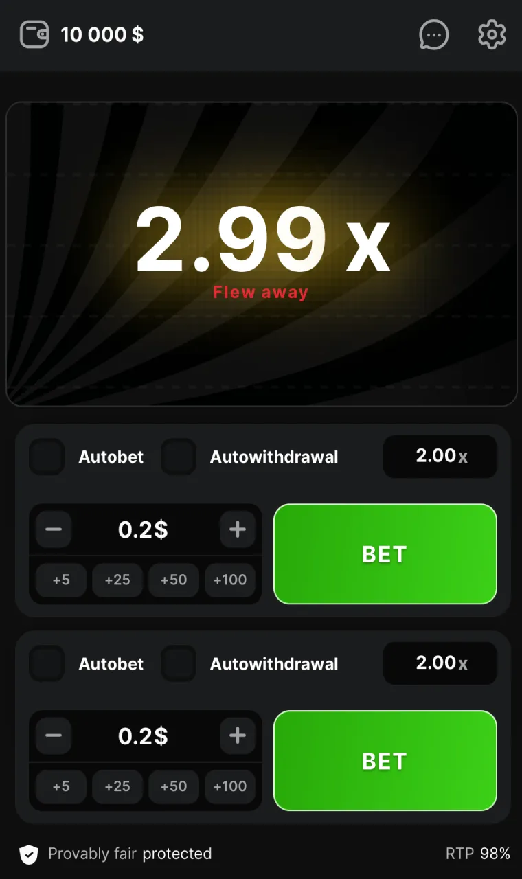 With the help of simple animation in the Astronaut mobile app, you will see when the rocket flew away.