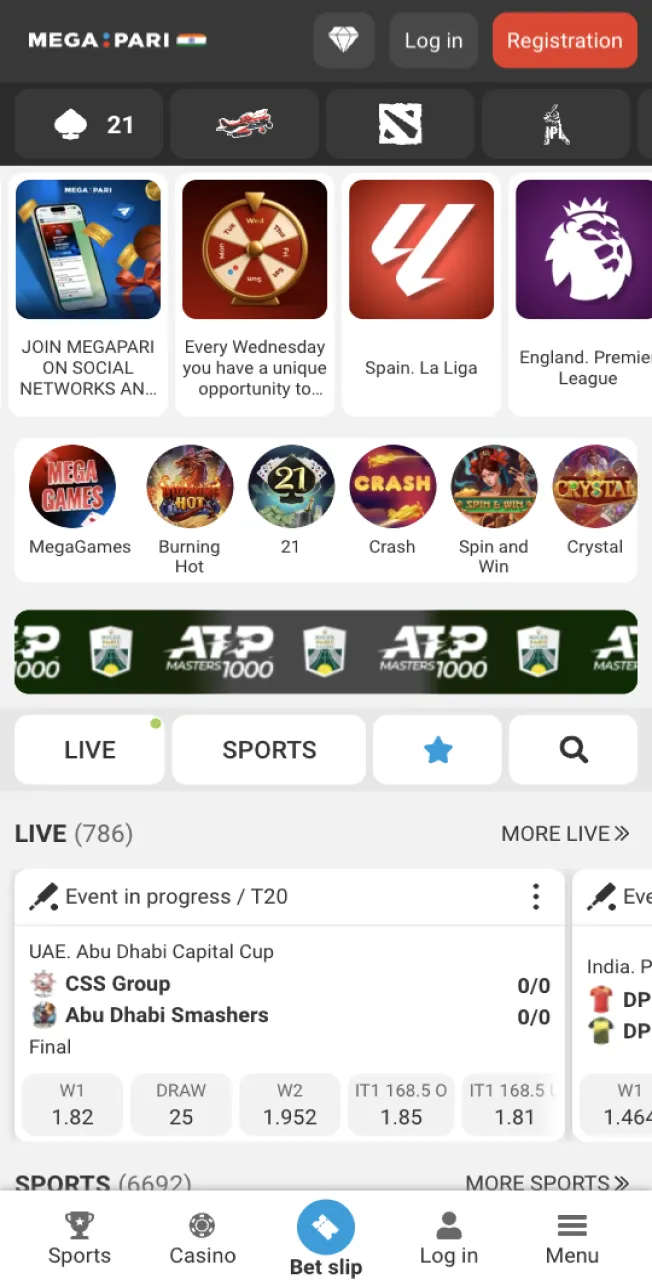 To start playing and winning at Astronaut, simply visit the Megapari casino website.