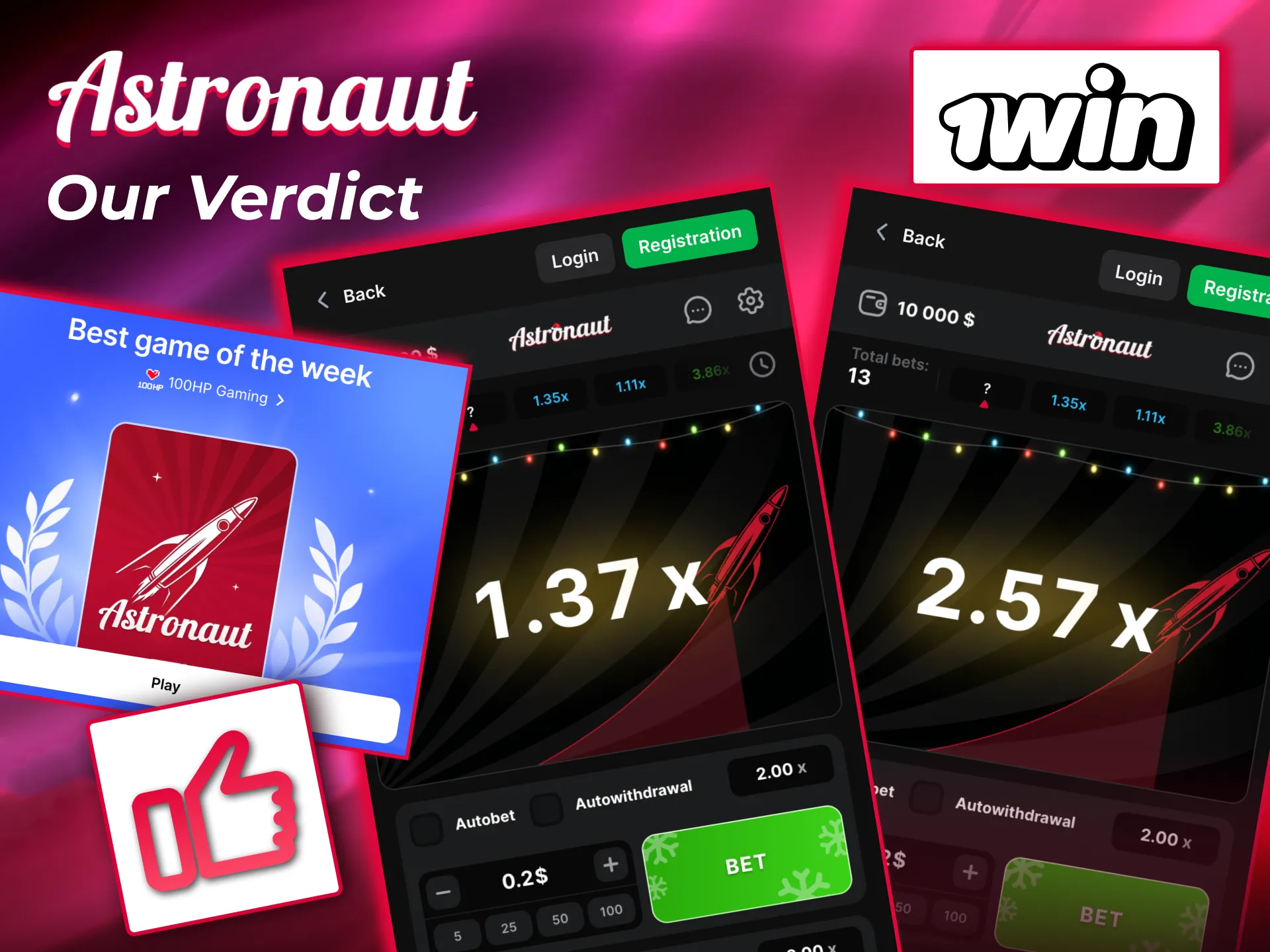 Astronaut on 1win offers clear bonuses and smooth mobile access.