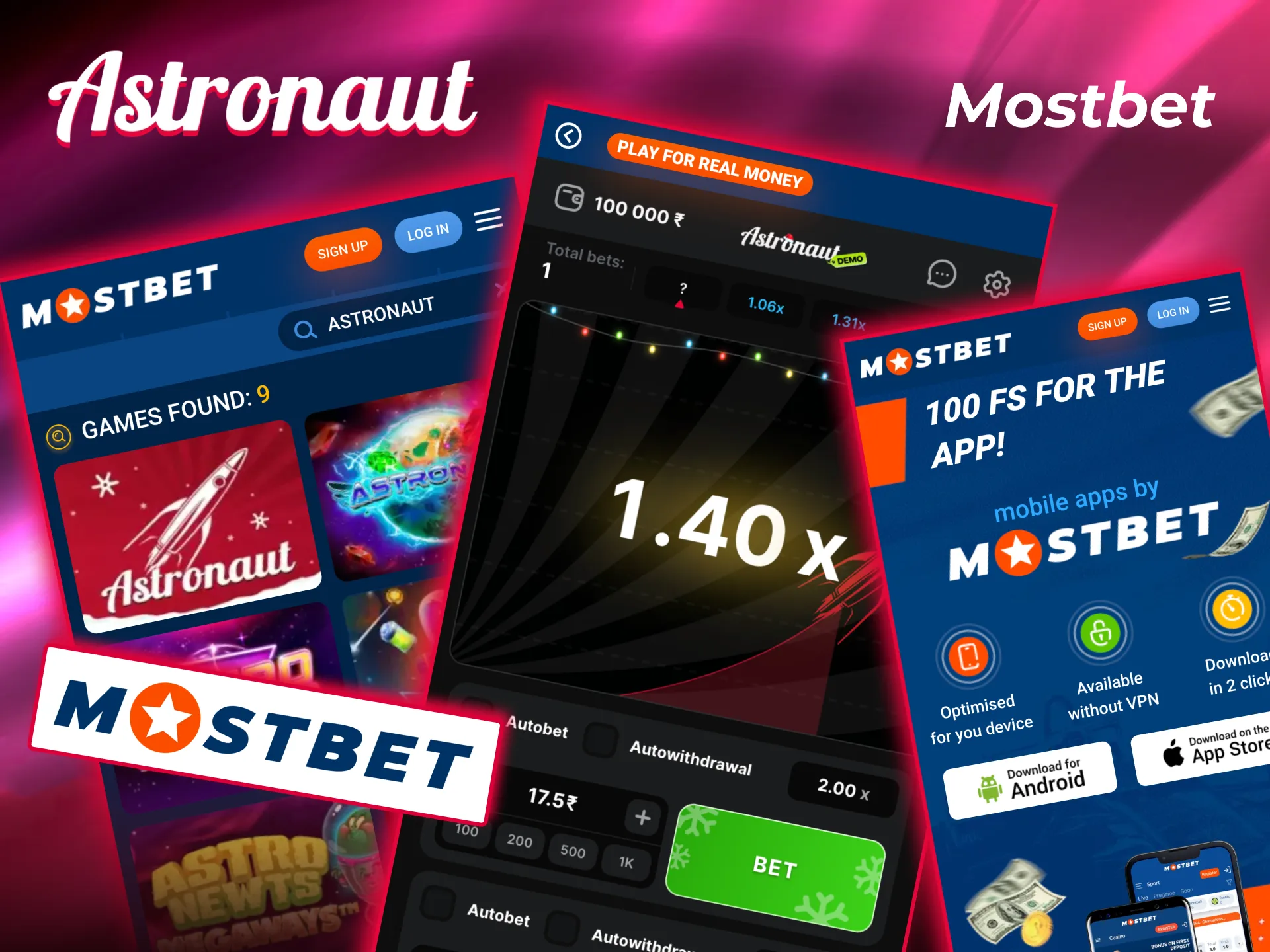Mostbet platform provides Astronaut play with user friendly design and generous welcome rewards.