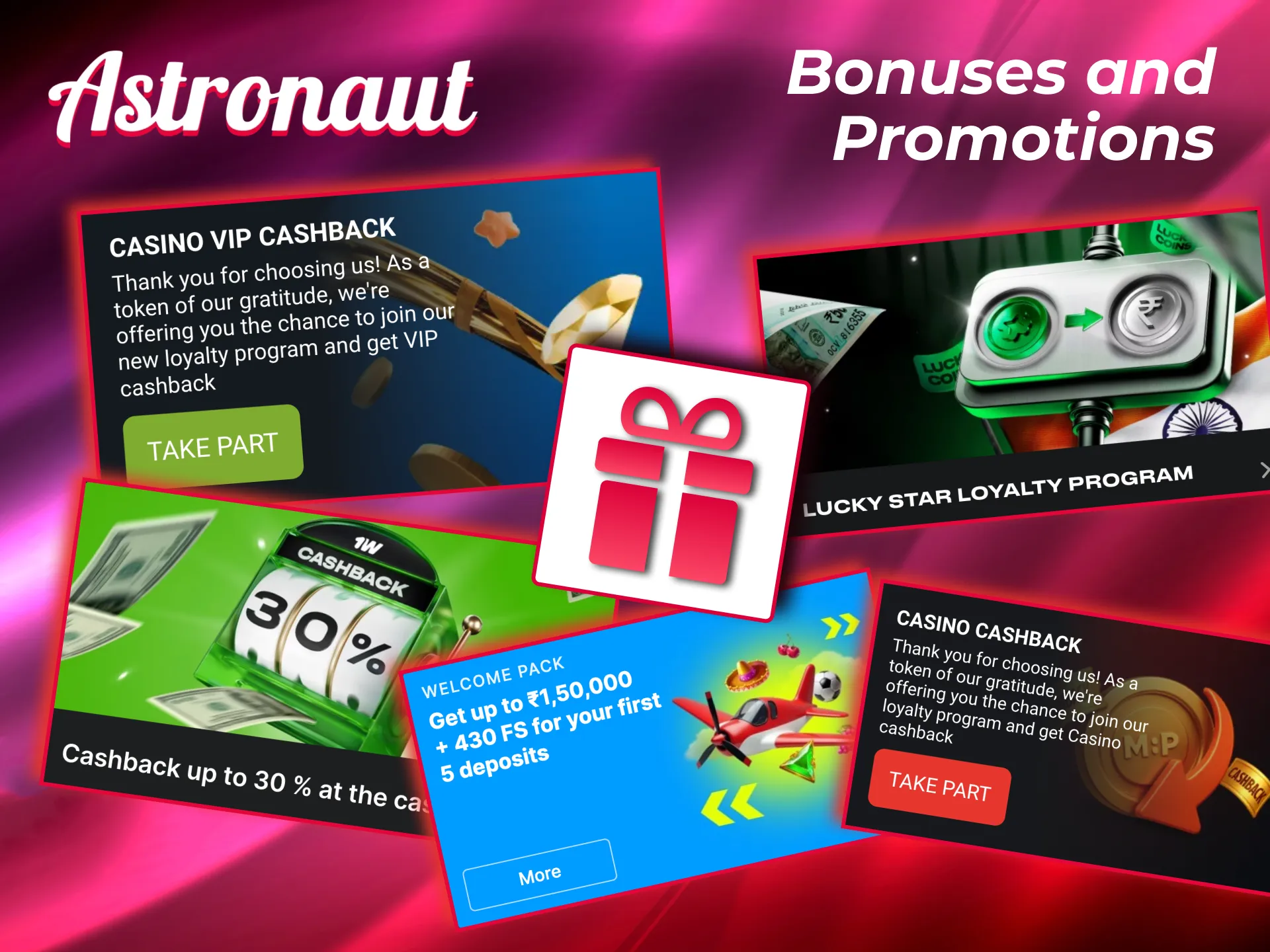 Astronaut crash game offers welcome bonus free bets and weekly cashback.