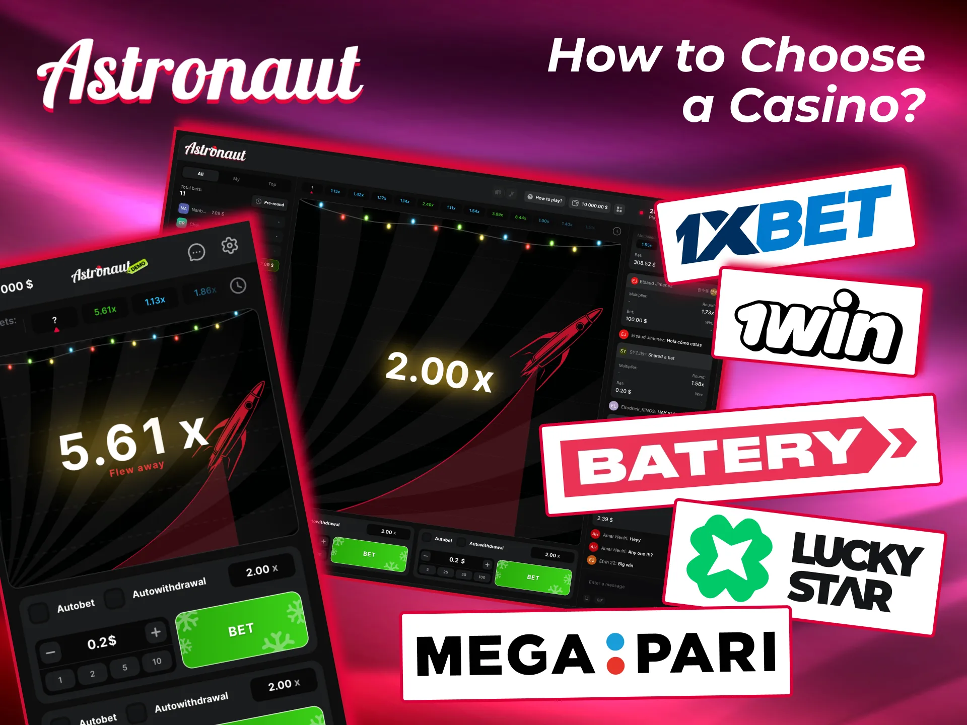 Indian players select licensed casinos to enjoy Astronaut safely.